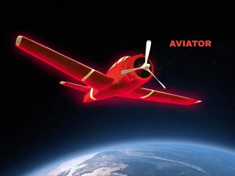 Red Aviator crash game plane